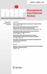 Experiences of Emerging Economy Firms